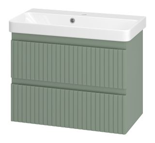 Подвесная тумба под раковину Brevita Victory VIC-09070-0802Я 70см зелёный